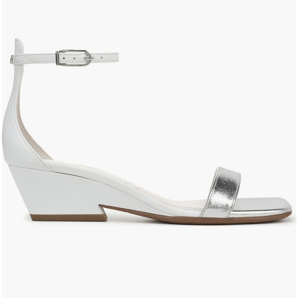 Silver Wedge Sandals - Picture 5 of 11